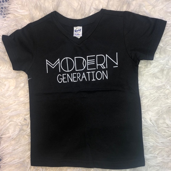 Modern Generation Tee Black sz 3T - Picture 2 of 2